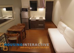 fully furnished studio unit for rent in knightsbridge residences