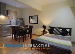 fully furnished studio unit for rent in knightsbridge residences