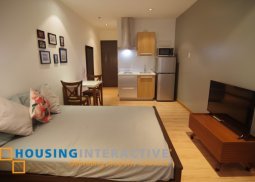 fully furnished studio unit for rent in knightsbridge residences