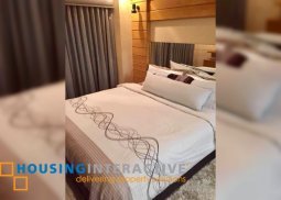 fully furnished 2-bedroom unit for sale in parkside villas