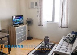 fully furnished studio unit for sale in amaia skies