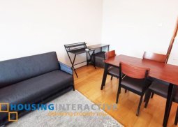 fully furnished studio unit for rent in park terraces