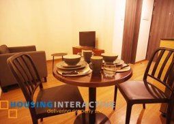 fully furnished 1-bedroom unit for rent in the rise