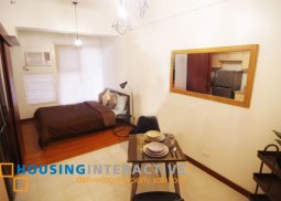 fully furnished studio unit for rent in paseo de roces