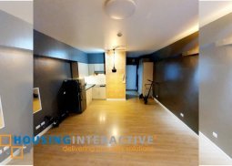 semi-furnished studio unit for rent in two serendra