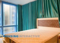 fully furnished 1-bedroom unit with balcony for sale in two central