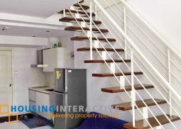 fully furnished 1-bedroom loft unit for sale in the gramercy residences