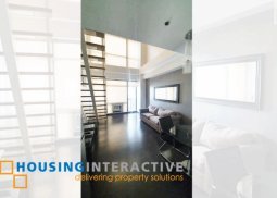 timeless fully furnished 1-bedroom loft-type unit for rent in the gramercy residences