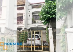 fully furnished 3-storey, 4-bedroom with balcony townhouse for sale in san antonio village