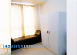 timeless semi-furnished studio unit for rent in avida tower asten