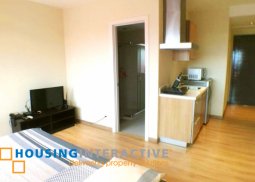 fully furnished studio uint with balcony for sale in knightsbridge residences