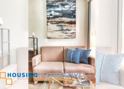 fully furnished 1-bedoroom unit for rent in acqua private residences