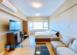 fully furnished studio unit for rent in one shangri-la place