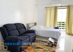 fully furnished studio unit for rent at paseo parkview suites