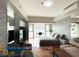 modern fully furnished studio unit for rent in the manansala