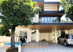 semi-furnished modern 2-storey, 4-bedroom house with terrace for sale in tahanan village