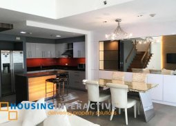 fully furnished 1-bedroom loft unit for rent in the residences at greenbelt