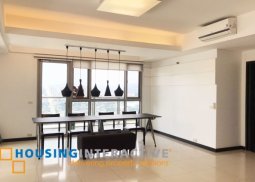 semi furnished 3 bedroom unit for rent at one serendra