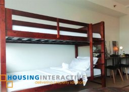 fully furnished studio unit for rent in studio a katipunan
