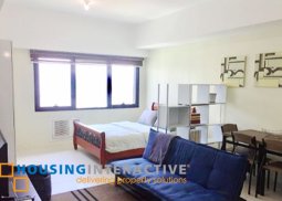 fully furnished studio unit for rent in icon plaza