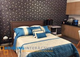 fully furnished studio unit for lease in one maridien taguig