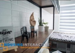 fully furnished studio unit for rent/sale in eton tower makati