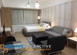 sophisticated studio unit for rent at one shangri-la place mandaluyong