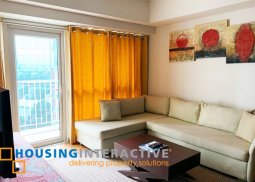 fully furnished 1-bedroom unit with balcony for rent in the manansala