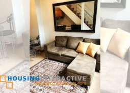 fully furnished 1 bedroom loft unit for lease in mckinley park residences