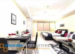 fully furnished studio unit for rent at icon plaza