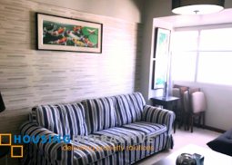 fully furnished 2-bedroom bi-level unit for rent in the columns legazpi