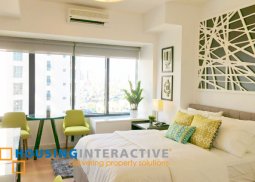 fully furnished studio unit for rent at one rockwell