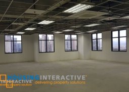 warm shell office space for lease in bgc