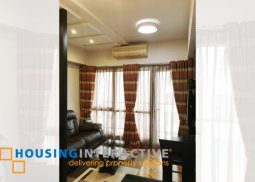 fully furnished studio unit for rent at joya lofts and towers