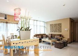 fully furnished 3-bedroom unit for rent in luxe residences