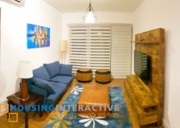 fully furnished 1-bedroom unit with balcony for rent in verve residences