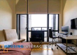 fully furnished 2-bedroom penthouse with balcony for rent in the gramercy residences