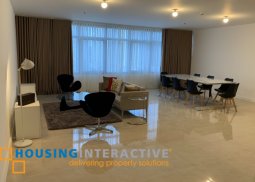 semi furnished 3 bedroom unit for rent at the suites