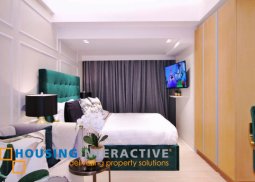 fully furnished studio unit for lease in paseo heights makati