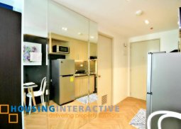 fully furnished studio unit for lease in salcedo square makati