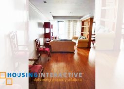semi furnished 3br unit for lease in alexandra condominium pasig