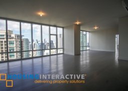 semi furnished 4 bedroom unit for rent at proscenium at rockwell