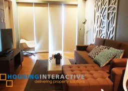 fully furnished 1-bedroom unit with balcony for rent in st. francis shangri-la place