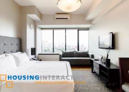 fully furnished studio unit for rent in one rockwell
