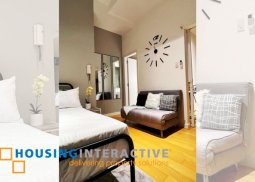 fully furnished 1-bedroom unit with balcony for rent in the acqua private residences