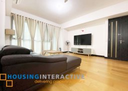 fully furnished 1-bedroom unit with balcony for sale in one serendra