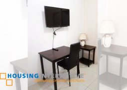 fully furnished 1-bedroom unit with balcony for rent in jazz residences