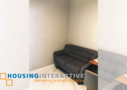 fully furnished 1-bedroom unit with balcony for rent in the monarch suites