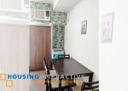 timeless fully furnished studio unit for rent in the linear