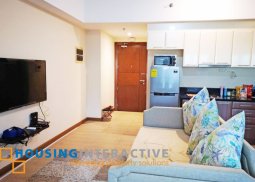 modern fully furnished studio unit with balcony for sale/rent in venice luxury residences